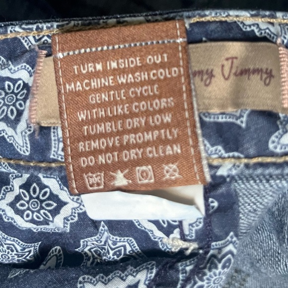 Paige Maternity Adjustable Waist Straight Leg Dark Distressed Denim Blue Jean 31 - Picture 4 of 11